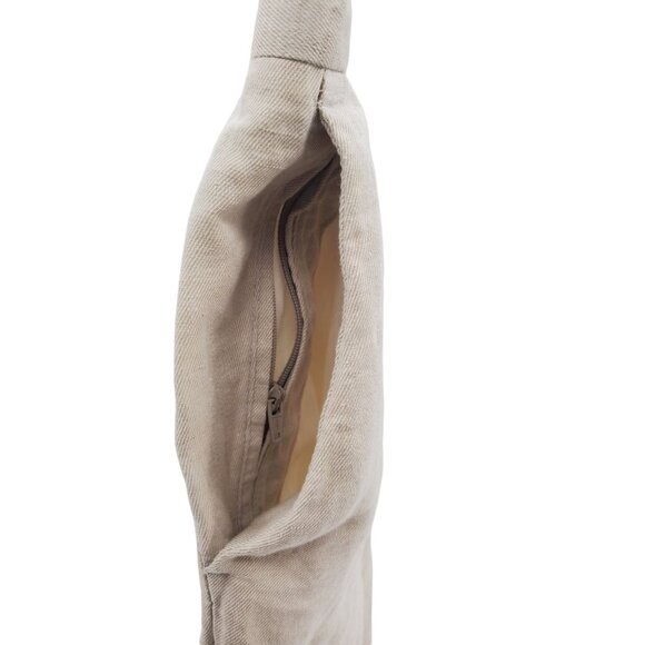 Perry Ellis 36x29 Portfolio Trouser Linen Pants Lightweight Mens Slacks Cream - Picture 13 of 14